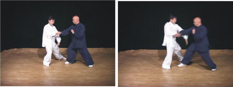 Yang Jun zeigt Tai Chi Kampfkunst-Anwendungen 